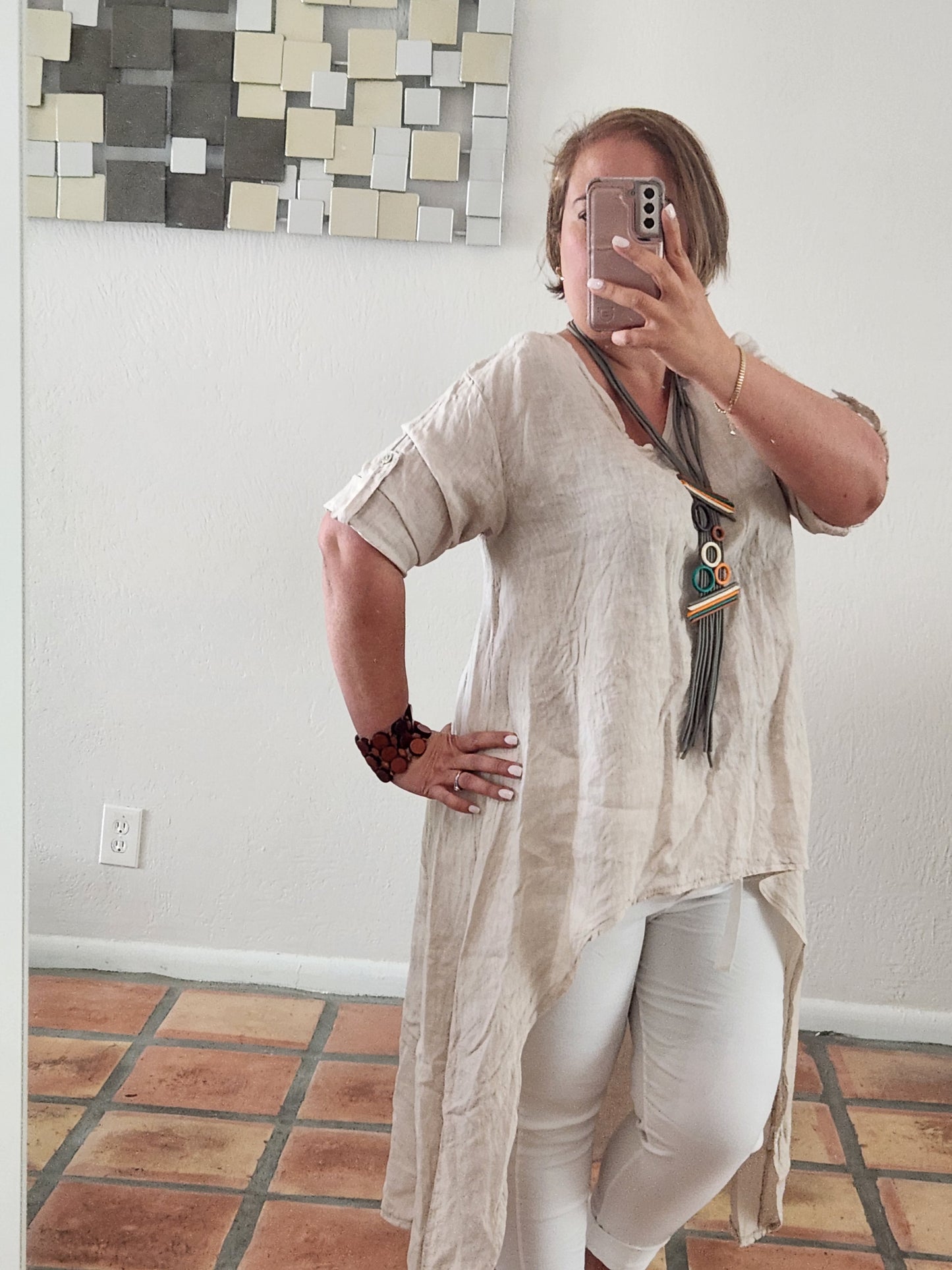 Venice Linen Blouse